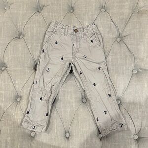 Carter's Gray Nautical Print Kids Pants